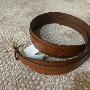 J. Crew Classic Brown Leather Belt